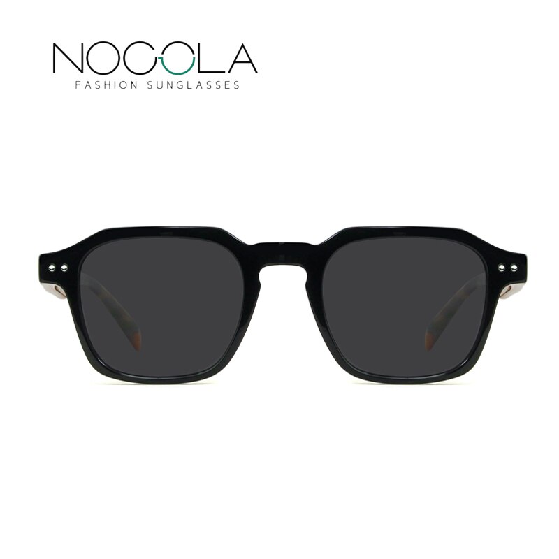 패션 블랙 선글라스, 남성 편광 사각형 프레임 태양 안경, 남성 고글, Gafas De Sol 95232B